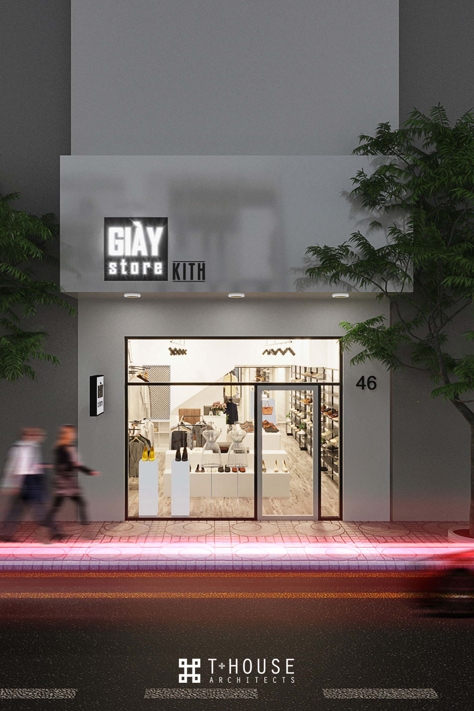 SHOP THỜI TRANG 46-THIẾT KẾ VÀ THI CÔNG THỰC TẾ