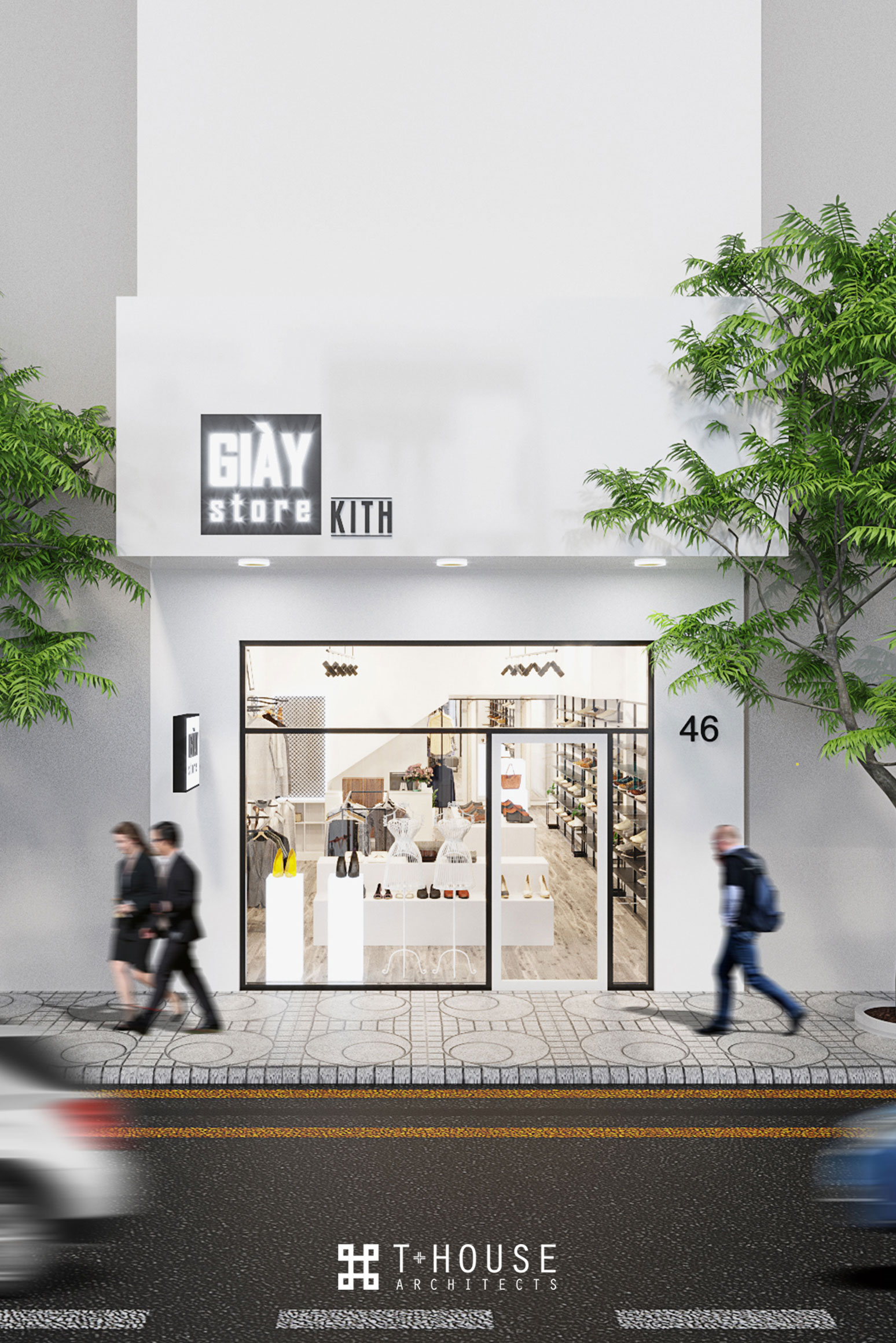 SHOP THỜI TRANG 46-THIẾT KẾ VÀ THI CÔNG THỰC TẾ